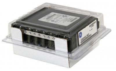 Figure 1: Front view of the GE IC693MDL760B industrial automation component showing its physical design and enclosure.