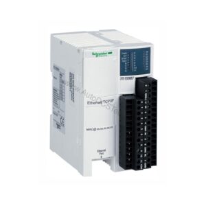 Figure 1: Front view of the Schneider Electric OTB1E0DM9LP industrial automation component showing its physical design and enclosure.