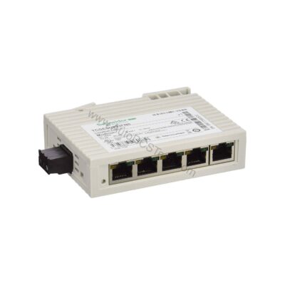 Figure 1: Front view of the Schneider Electric TCSESU053FN0 industrial automation component showing its physical design and enclosure.