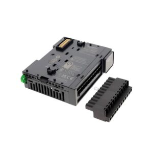 Figure 2: Technical layout and connection details for the Schneider Electric TM3AI2H industrial automation component.