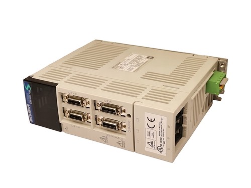 Figure 1: Front view of the Mitsubishi MR-J3-700T-ED industrial automation component showing its physical design and enclosure.